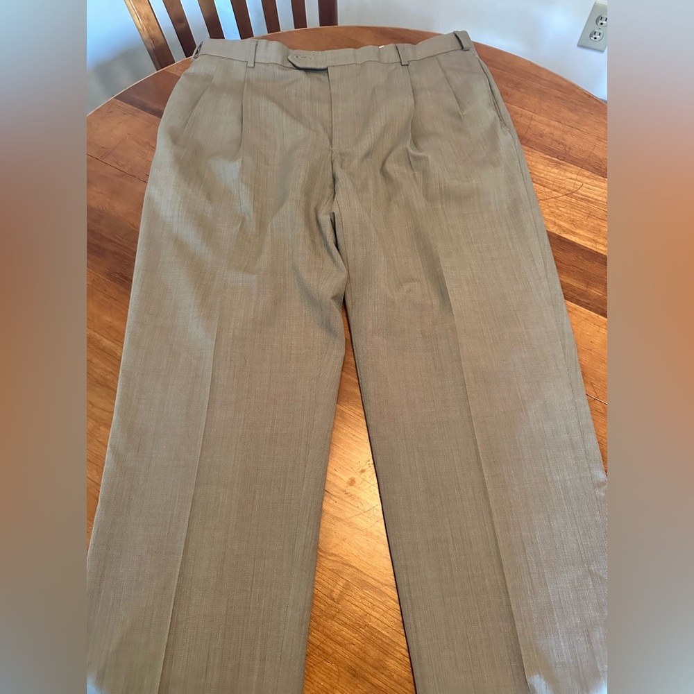 Brooks Brothers 346 Dress Pants 100% Wool 38x30 Measures 36x30 Dressy EUC